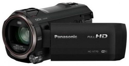 Camera video panasonic hc-v770ep-k, full hd, wi-fi, nfc, zoom optic 20x (negru)