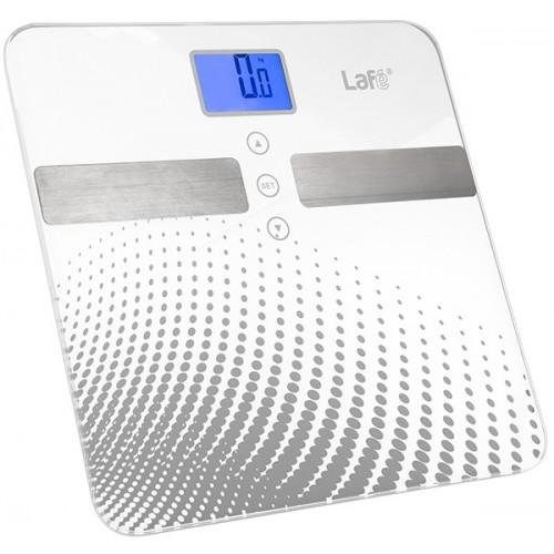 Cantar electronic cu analiza lafe wls003.1, 150 kg max, alb