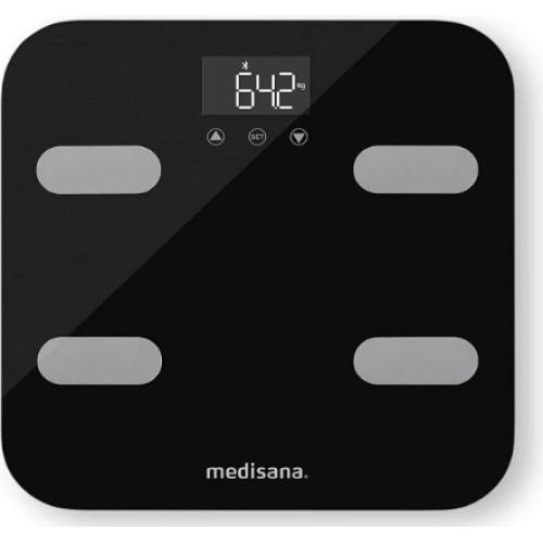 Cantar medisana bs 602, wifi & bluetooth, 180 kg (negru)