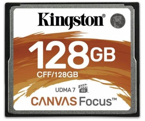 Card de memorie kingston canvas focus 128gb, 150mb/s citire, 130mb/s scriere