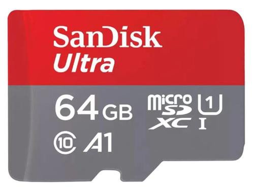 Card de memorie sandisk ultra microsdxc, 64gb, uhs-i, 140mb/s + adaptor sd
