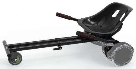 Cart pentru scooter hama 109888, pentru scootere de 6.5/8/10 inch (negru)