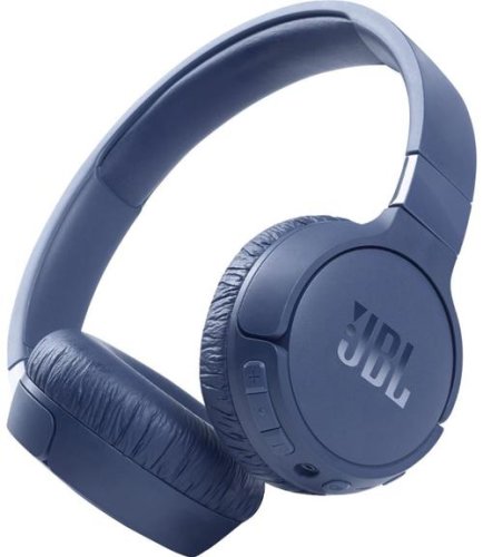Casti stereo jbl tune 660nc, wireless, active noise cancelling, bluetooth, asistent vocal (albastru)
