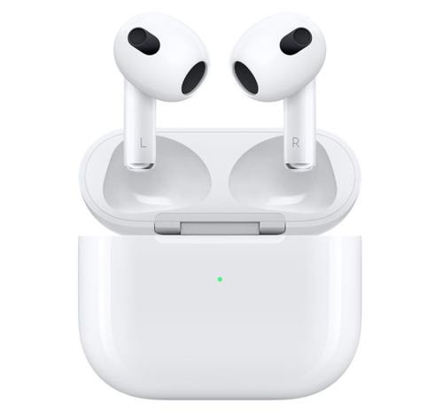 Casti true wireless apple airpods (3rd generation), ipx4, microfon, lightning charging case (alb)