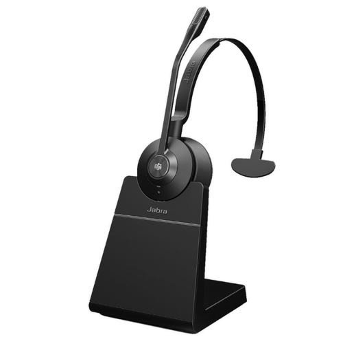 Casti wireless jabra engage 55 ms mono, usb type-c, microfon, stand (negru)