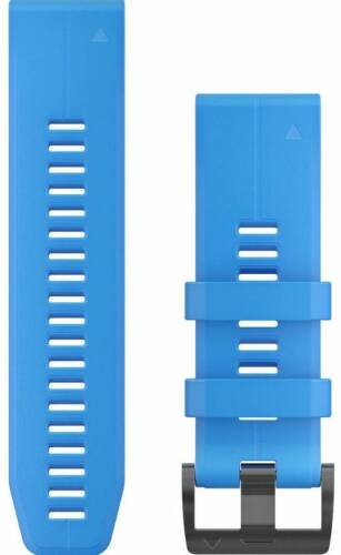 Curea de schimb pentru garmin fenix 5x plus, 26mm, quickfit, silicon (albastru)