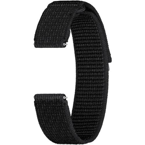 Curea smartwatch samsung fabric band pentru galaxy watch6, wide (m/l), negru