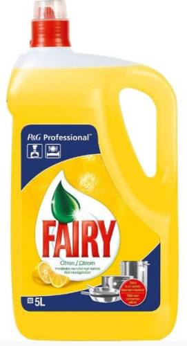 Detergent vase fairy professional lemon, 5l