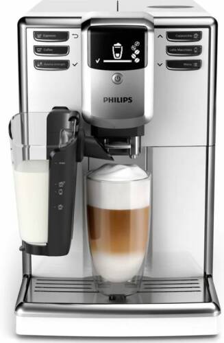 Espressor automat philips ep5331/10 seria 5000, sistem de lapte lattego, 6 bauturi, filtru aqua clean, 5 setari intensitate, 5 trepte macinare, rasnita ceramica (alb)