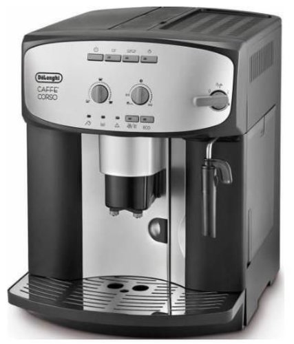 Espressor de cafea automat delonghi esam 2800 sb, 1450w, 1.8l, 15bar (negru-argintiu)