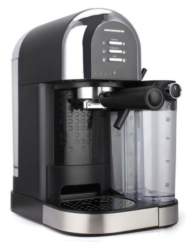 Espressor manual heinner coffee dreamer hem-dl1470bk, 1230-1470w, 20bar, dispozitiv spumare lapte, rezervor detasabil lapte 500ml, rezervor apa 1.7l, 6 tipuri de bauturi (negru)