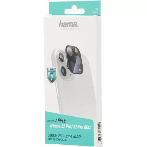 Folie de protectie hama pentru protectie camera compatibil apple iphone 11 pro / 11 pro max, negru
