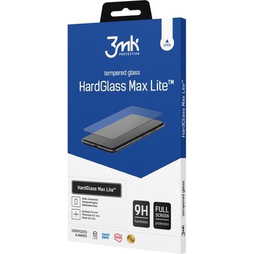 Folie protectie 3mk hardglass max lite pentru iphone 13/13 pro (negru)