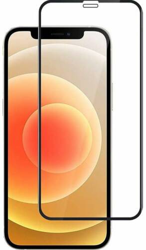 Folie protectie sticla securizata full body 3d zmeurino pentru apple iphone 12, iphone 12 pro (negru)