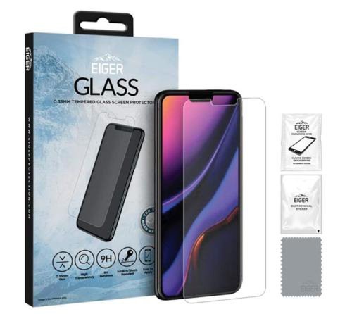 Folie sticla eiger egsp00520, pentru iphone 11/ xr, 9h, 0.33mm (transparent)