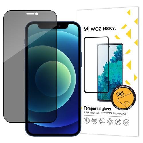 Folie sticla securizata privacy wozinsky pentru iphone 12 pro max