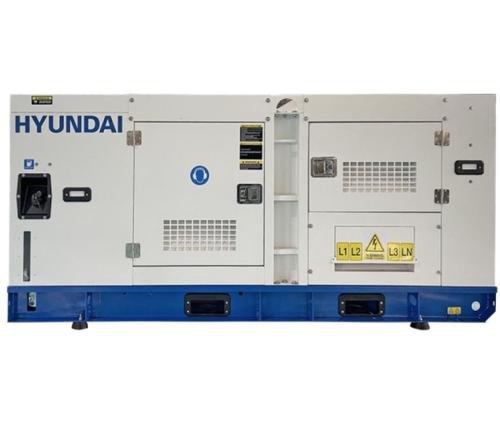Generator curent electric hyundai dhy100l, 88000 w, diesel, pornire electrica, trifazat (alb)