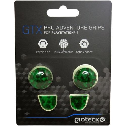 Gioteck gtx pro adventure grips (ps4) (verde)
