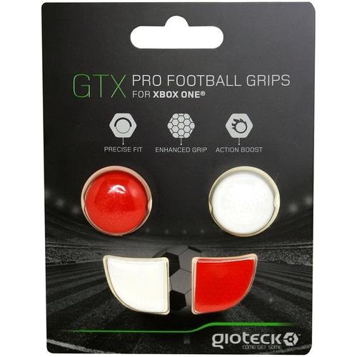 Gioteck gtx pro football grips (xb1) (alb/rosu)