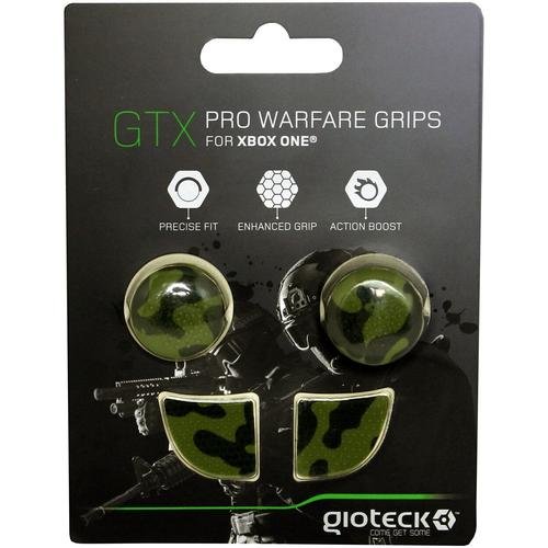 Gioteck gtx pro warfare grips (xb1) (negru/verde)