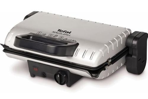 Gratar electric tefal minute grill gc2050, 1600w (argintiu)