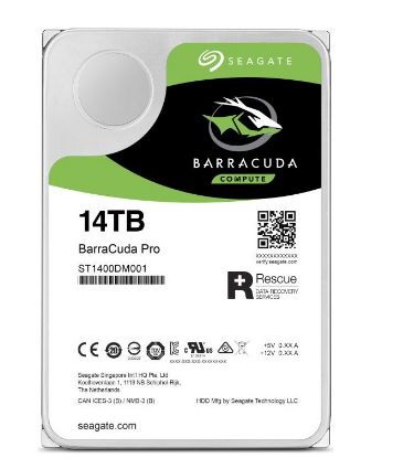 Hdd desktop seagate barracuda pro, 14tb, sata iii 600, 256 mb buffer