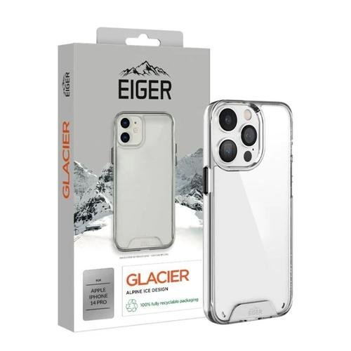 Husa eiger glacier case compatibila cu iphone 14 pro clear, shock resistant