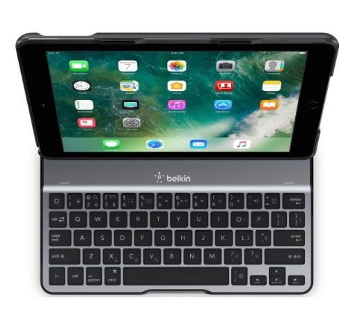 Husa flip cover belkin qode ultimate lite pentru apple ipad 9.7” 6th generation (2018), tastatura, black