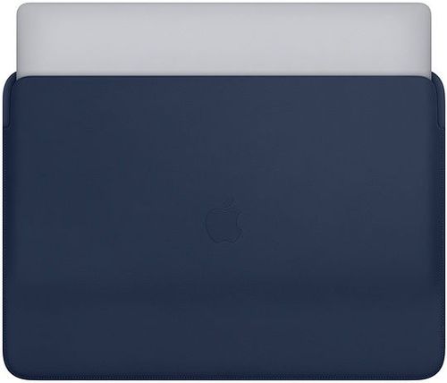 Husa laptop apple leather sleeve pentru macbook pro 16 (albastru)