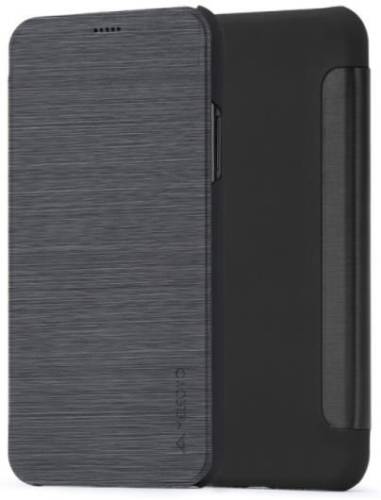 Husa meleovo smart flip pentru iphone x (negru)