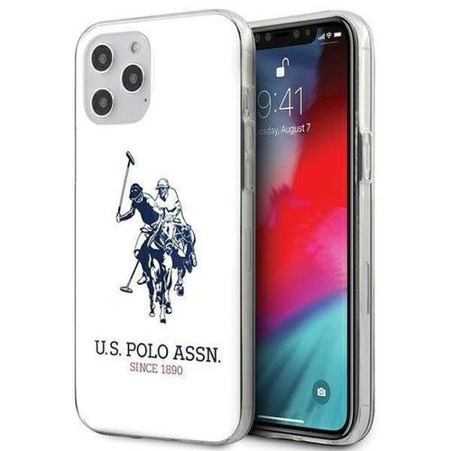 Us Polo Assn. Husa telefon pentru apple iphone 12 pro max, plastic (alb)