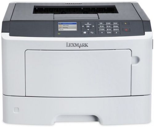 Imprimanta refurbished laser alb-negru lexmark m1145, a4, 45 ppm, duplex, retea