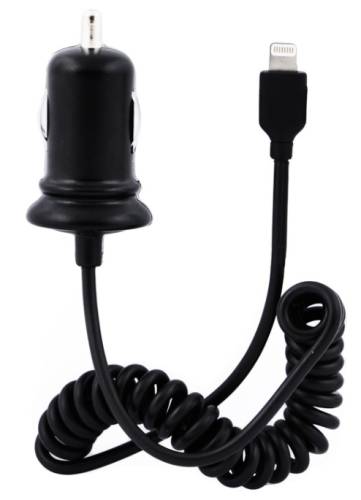 Incarcator auto swiss charger swisssch30024, mfi lightning, pentru iphone 6 (negru)