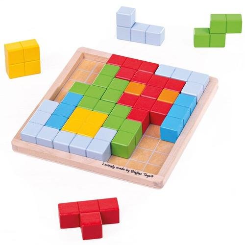 Joc de logica bigjigs toys puzzle colorat