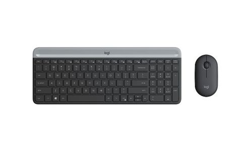 Kit tastatura logitech mk470 + mouse logitech (negru)