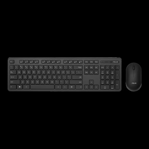 Kit wireless tastatura si mouse asus cw100 (negru)