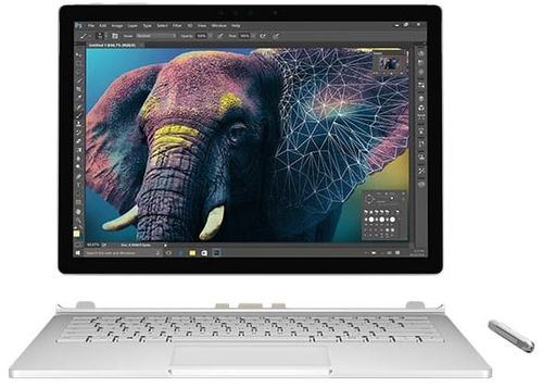 Laptop 2in1 microsoft surface book (procesor intel® core™ i5-6300u (3m cache, up to 3.00 ghz), 13.5inch, multi-touch, 8gb, 128gb ssd, nvidia geforce, wireless ac, win10 pro 64)