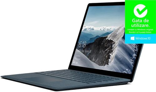 Laptop microsoft surface notebook (procesor intel® core™ i5-7300u (3m cache, up to 3.50 ghz), kaby lake, 13.5inchhd, 8gb, 256gb ssd, intel hd graphics 620, win10s)