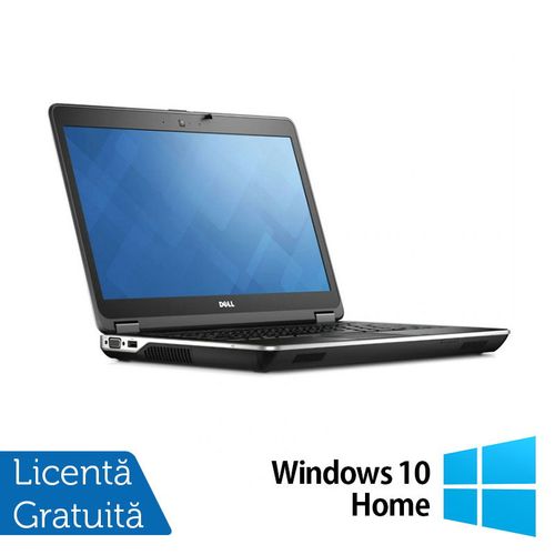 Laptop refurbished dell latitude e6440 (procesor intel® core™ i5-4310m (3m cache, up to 3.40 ghz), haswell, 14inch, 8gb, 240gb ssd, intel® hd graphics 4600, win10 home, negru)