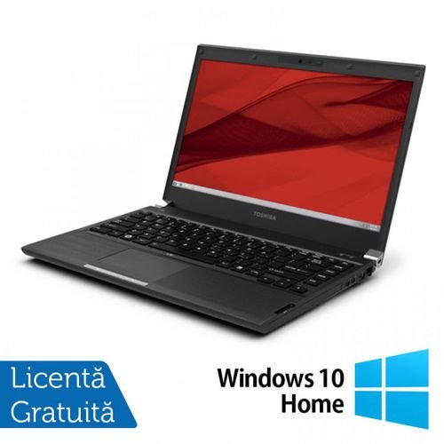 Laptop refurbished toshiba portege r930 (procesor intel® core™ i5-3340m (3m cache, up to 3.40 ghz), 13.3inch, 4gb ddr3, 120gb ssd, dvd-rw, intel® hd graphics 4000, windows 10 home, negru)