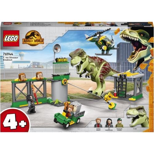 Lego® jurassic world evadarea dinozaurului t. rex 76944