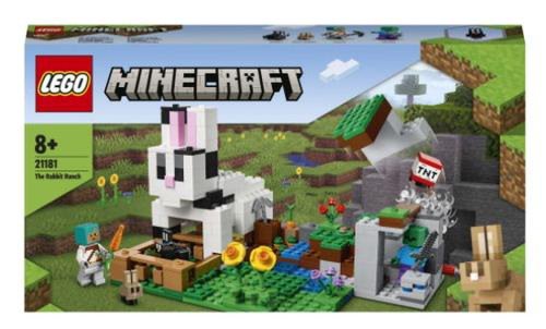 Lego® minecraft ferma de iepuri 21181