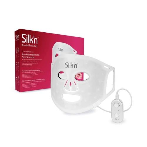 Silk'n Masca faciala silk’n led 100, 4 culori diferite, 100 led-uri, antirid, antiacnee, antiinflamatoare, reduce roseata