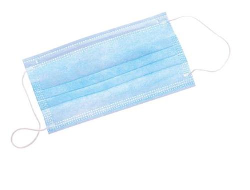 Masca medicala eagledon, marimea l, cu 3 straturi de protectie, set 50 buc, eficienta ≥ 95% (albastru)