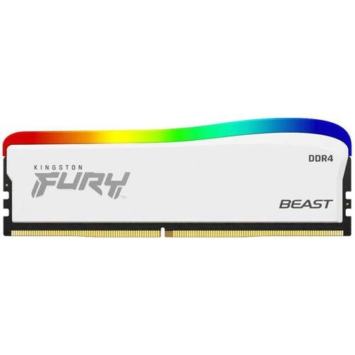 Memorie kingston fury beast rgb white special edition 8gb ddr4 3200mhz cl16