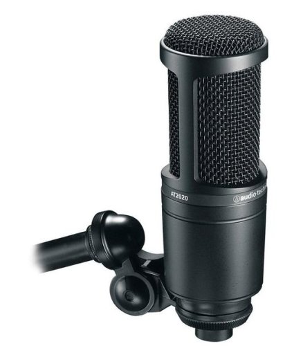 Microfon studio audio technica at 2020, xlr (negru)