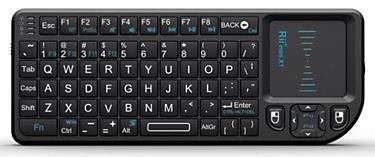 Mini tastatura rii x1, wireless, cu touchpad