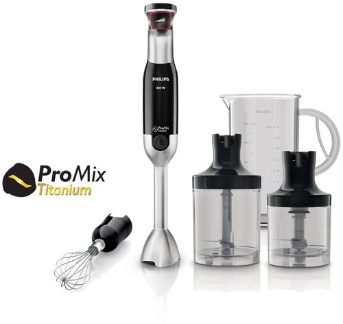 Mixer vertical philips avance collection promix hr1673/90, 800 w, speed touch + functie turbo, bol 1 l, tocator xl 1 l, tel, negru