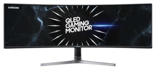 Monitor gaming va qled samsung 48.8inch lc49rg90sspxen, dual qhd (5120 x 1440), hdmi, displayport, amd freesync, ecran curbat, 120 hz, 4 ms (gri)