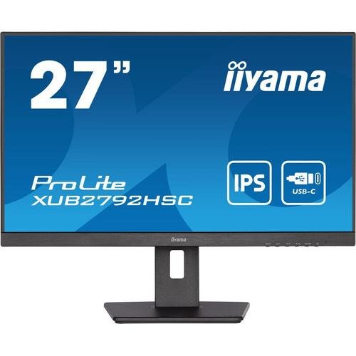 Monitor ips led iiyama prolite 27inch xub2792hsc-b5, full hd (1920 x 1080), hdmi, displayport, pivot, boxe (negru)